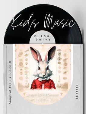 Kids Music, Children's Songs, Songs for Kids, Flash Drive Necklace, Necklace,